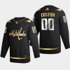 custom capitals black authentic golden limited edition jersey