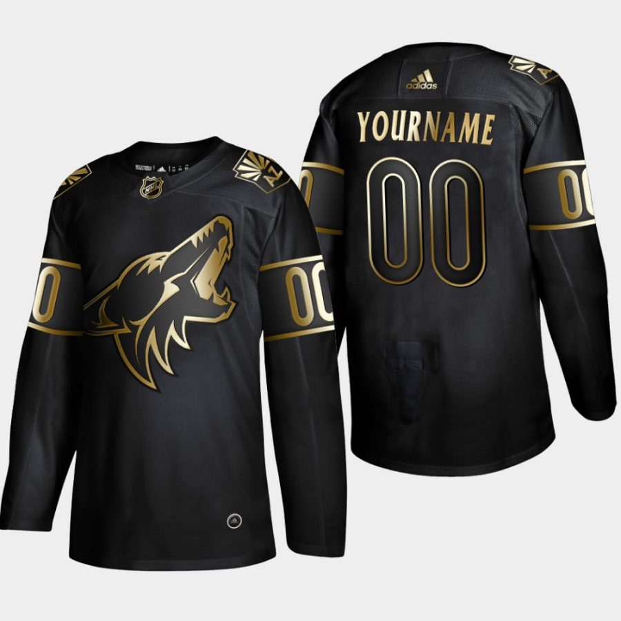 custom coyotes black 2019 nhl golden edition authentic jersey