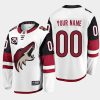 custom coyotes white 25th anniversary away jersey 0a