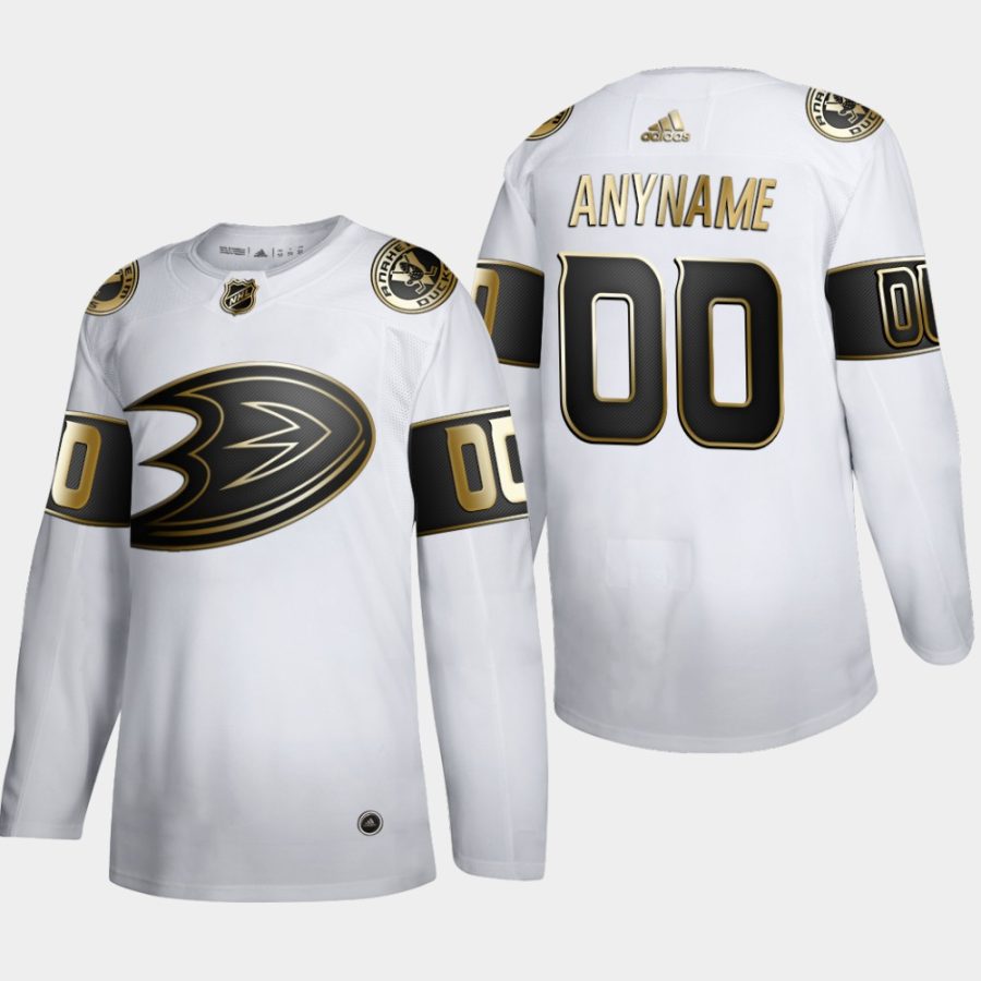 custom ducks white nhl golden edition authentic jersey