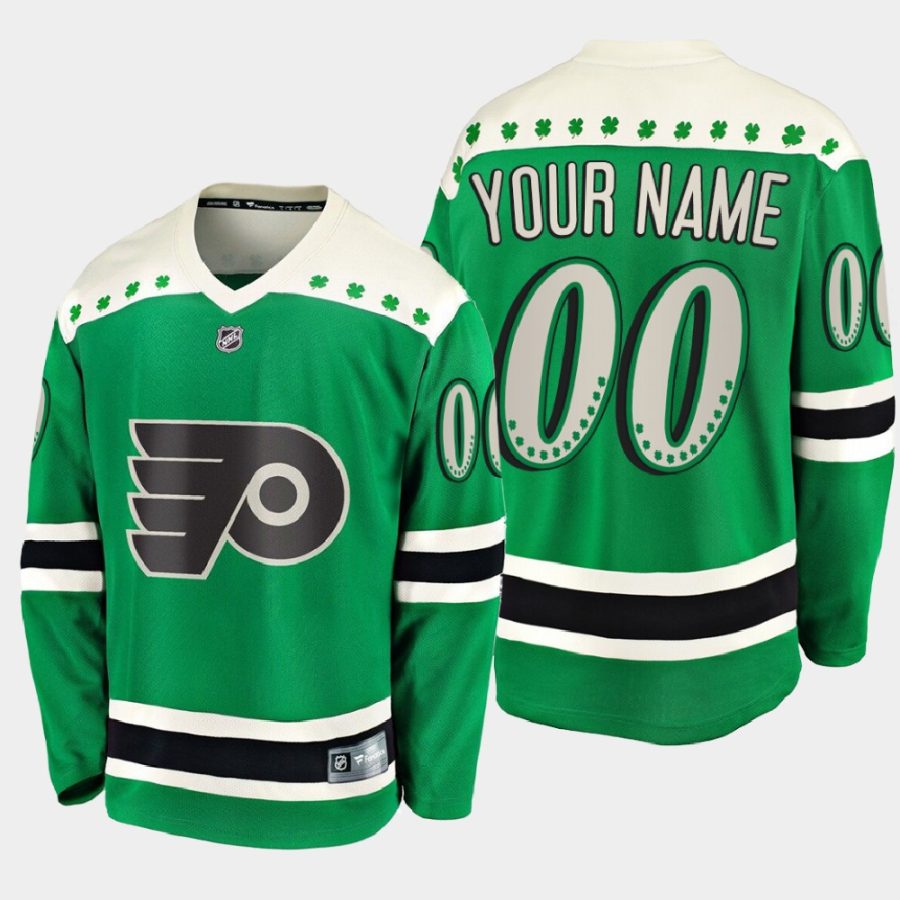 custom flyers green 2021 st. patricks day jersey