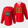 custom golden knights red 2021 chinese new year jersey