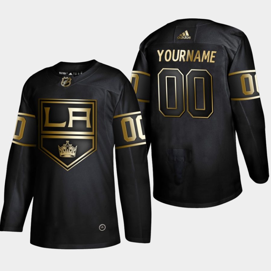 custom kings black 2019 nhl golden edition authentic jersey