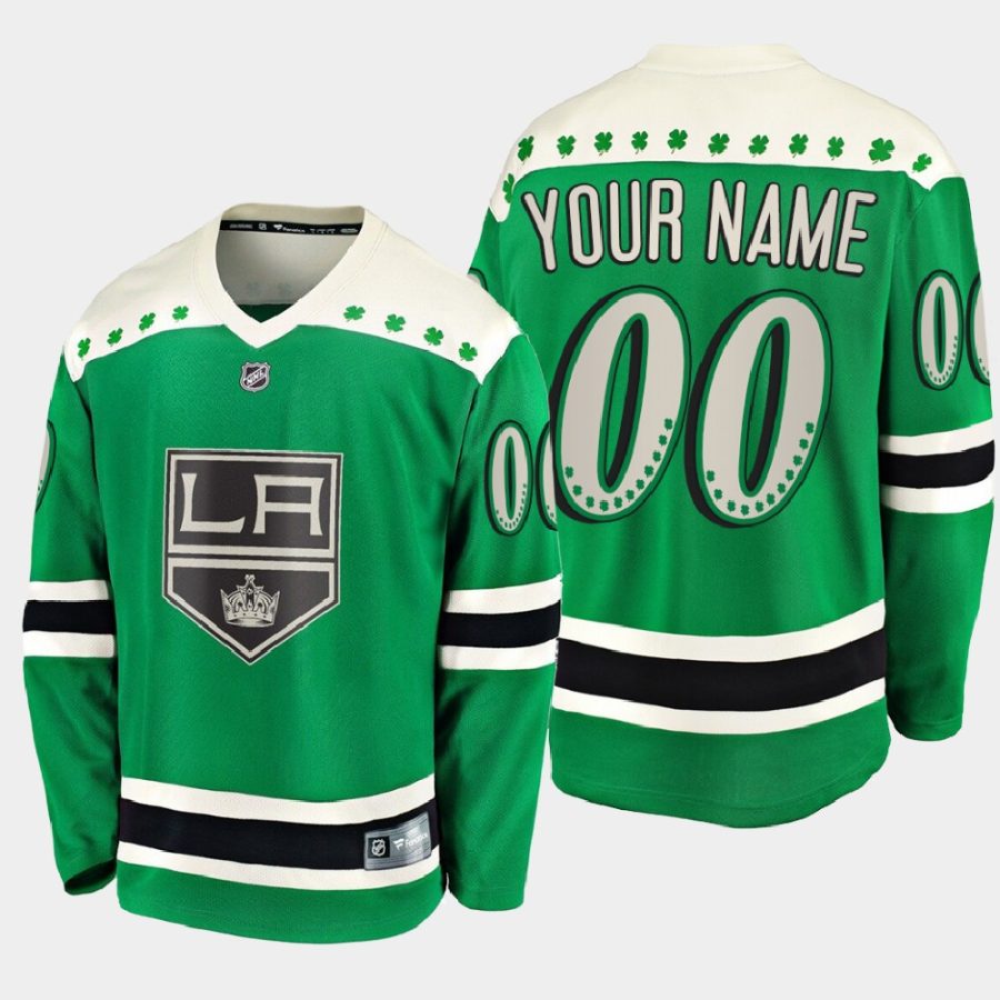 custom kings green 2021 st. patricks day jersey