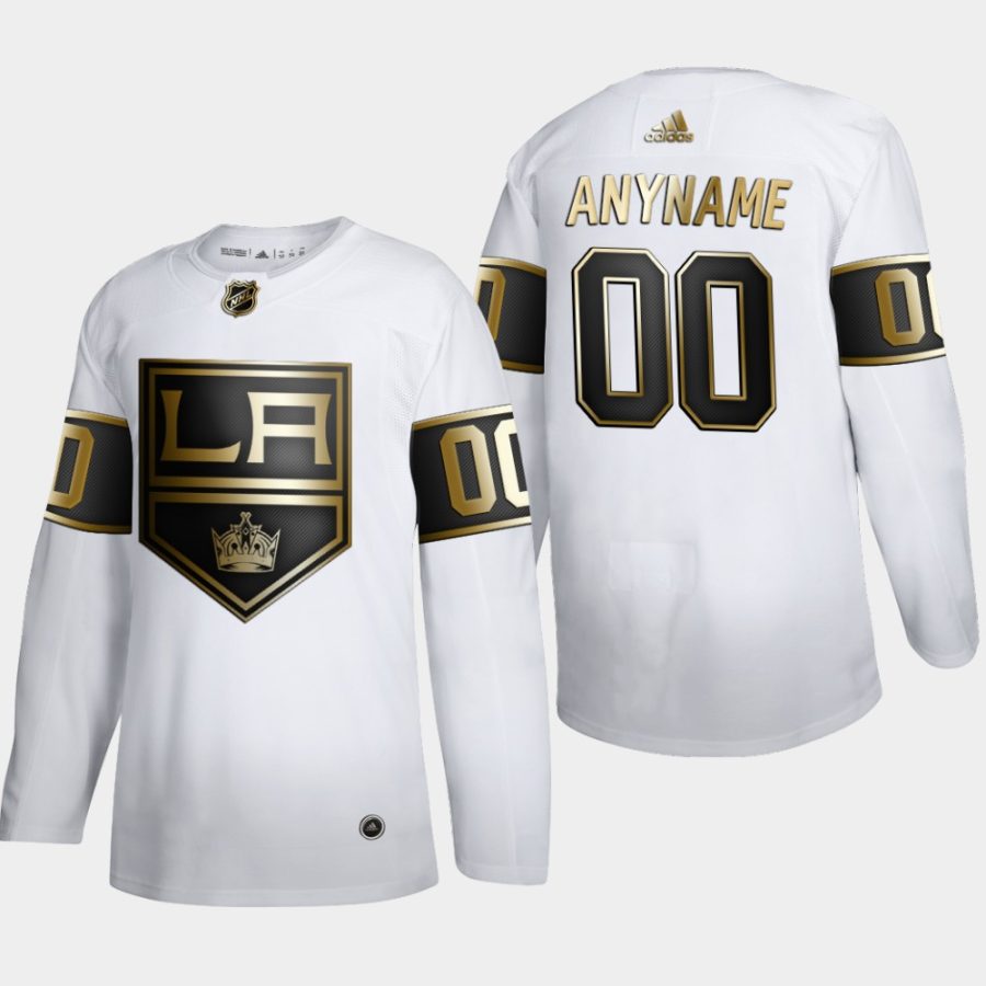 custom kings white nhl golden edition authentic jersey