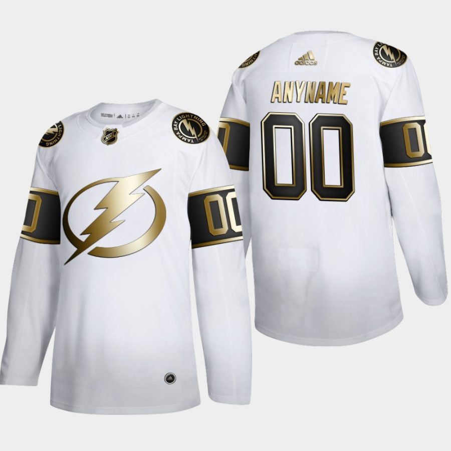 custom lightning white nhl golden edition authentic jersey