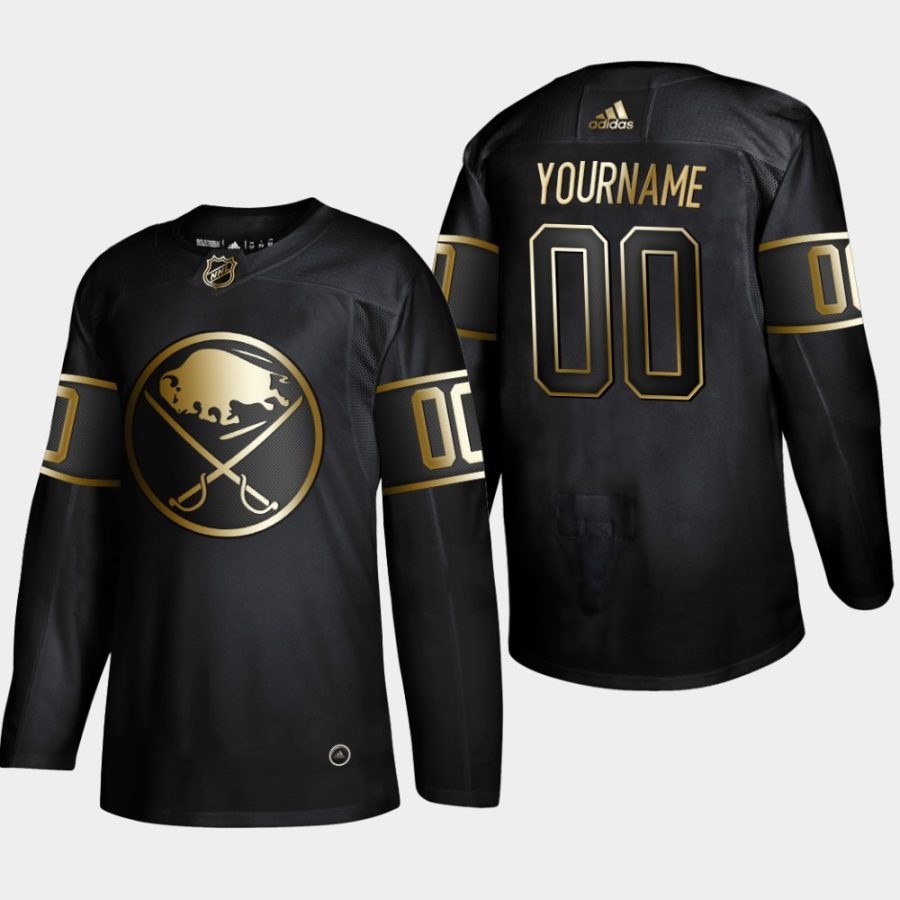 custom sabres black 2019 nhl golden edition authentic jersey