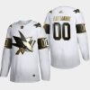 custom sharks white nhl golden edition authentic jersey