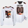 custom sharks white terry smith unite special warmup jersey