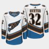 dale hunter capitals white screaming eagle throwback jersey