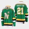 dallas stars jason robertson heritage 2021 jersey green