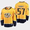 dante fabbro predators gold 2019 home breakaway jersey