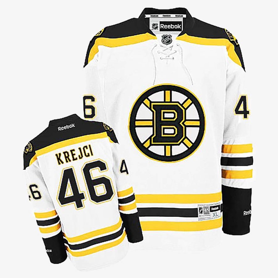 david krejci white jersey