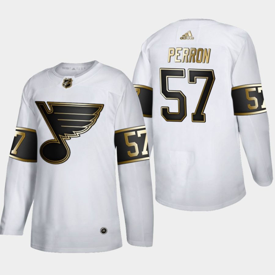 david perron blues white nhl golden edition authentic jersey