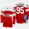 denmark hcokey nick olesen 2023 iihf world championship away jersey red