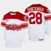 denmark hockey emil kristensen 2022 iihf world championship home jersey white