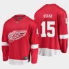 detroit red wings jakub vrana home 2021 jersey red