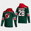 devils damon severson green 2021 reverse retro authentic pullover hoodie