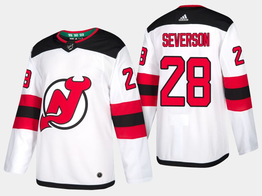 devils damon severson road adidas authentic player jersey