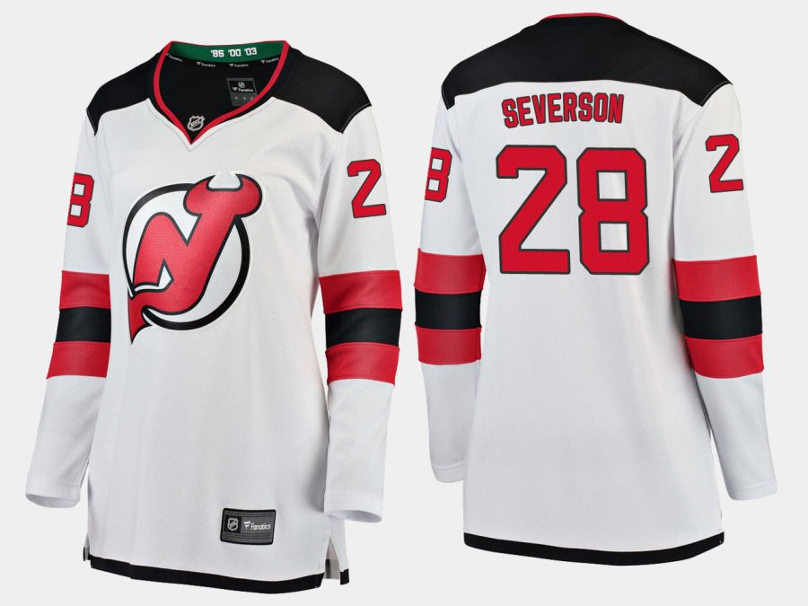 devils damon severson road breakaway player jersey