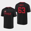 devils jesper bratt black 2020 21 locker room performance authentic pro t shirt