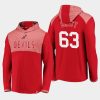 devils jesper bratt red iconic marbled clutch pullover hoodie