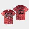 devils jesper bratt red vintage tubular retro tie dye t shirt