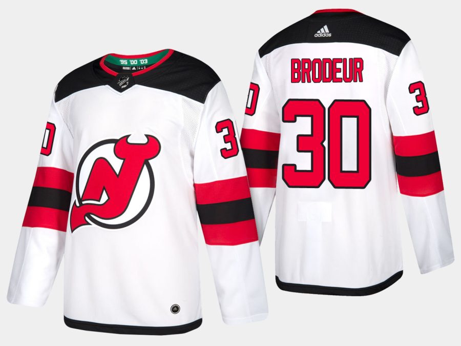 devils martin brodeur road adidas authentic player jersey