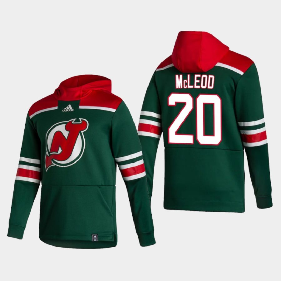 devils michael mcleod green 2021 reverse retro authentic pullover hoodie