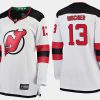 devils nico hischier road breakaway player jersey