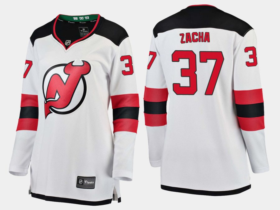 devils pavel zacha road breakaway player jersey