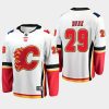 dillon dube flames white 2019 away breakaway jersey