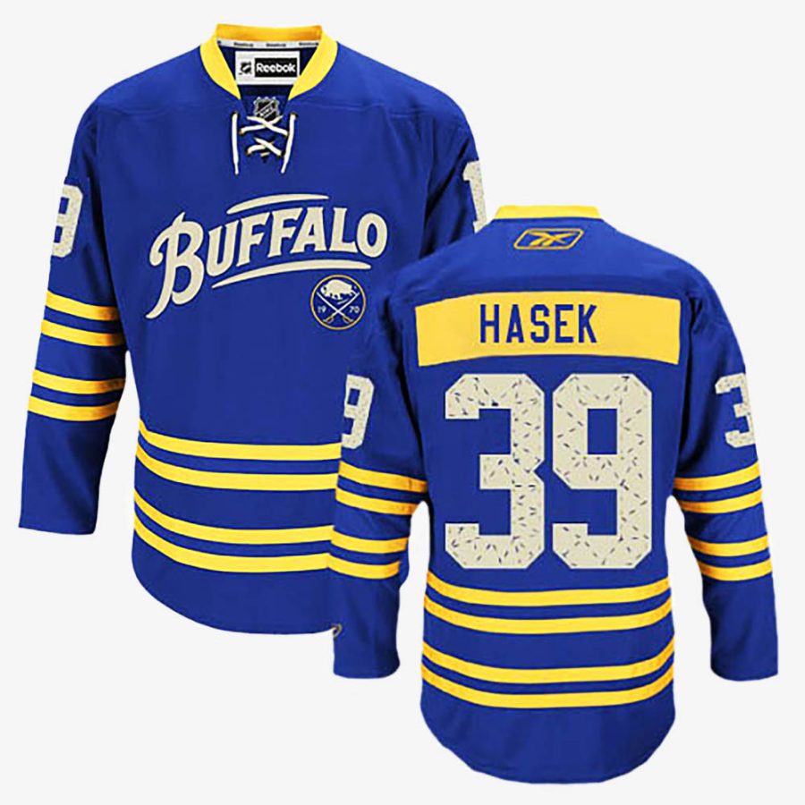 dominik hasek blue jersey