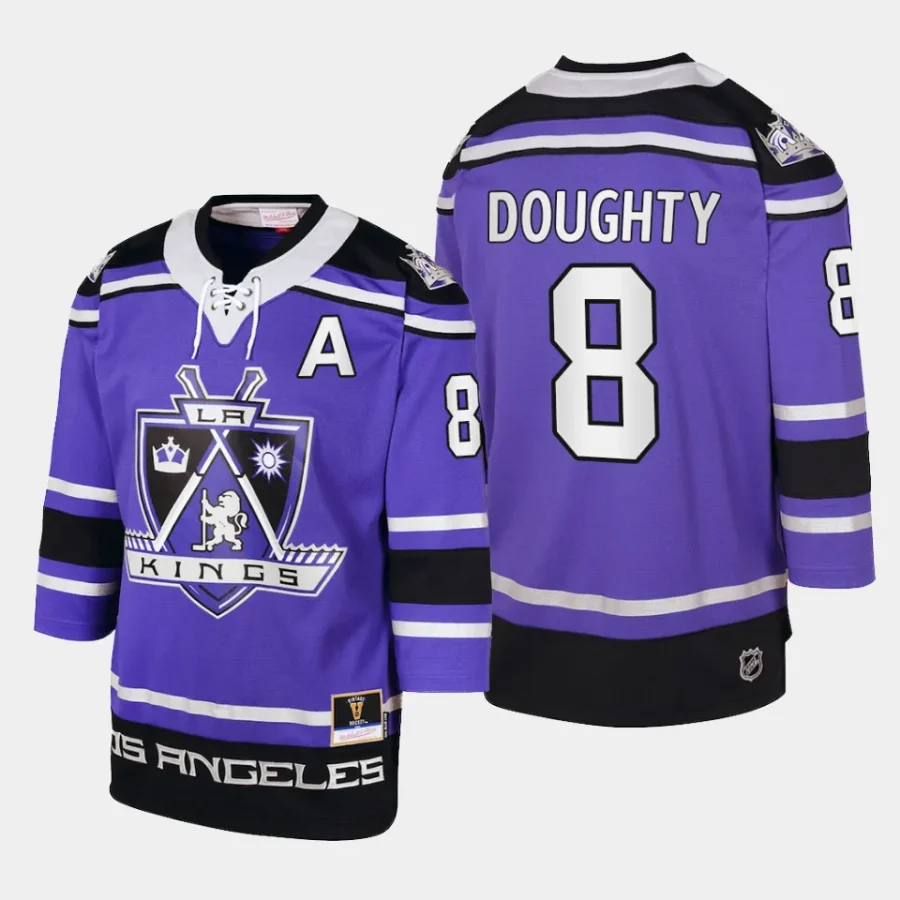 drew doughty kings purple 2002 blue line player jersey