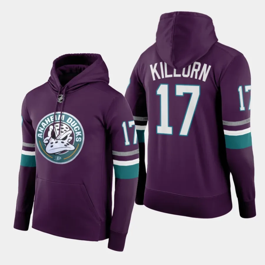 ducks alex killorn purple 2023 2430th anniversary pullover hoodie