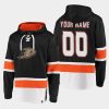 ducks custom black dasher player lace up hoodie