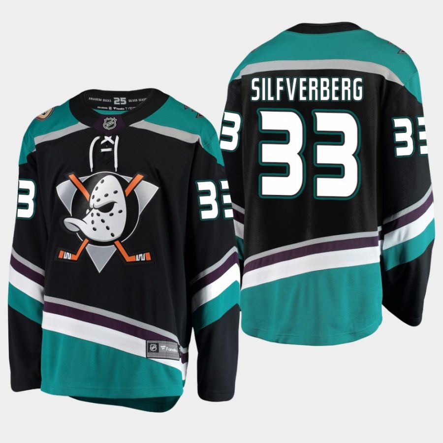 ducks jakob silfverberg alternate breakaway player jersey