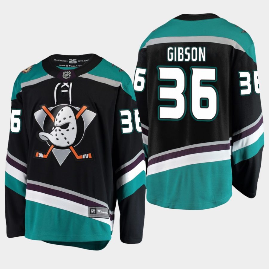 ducks john gibson alternate breakaway player jersey