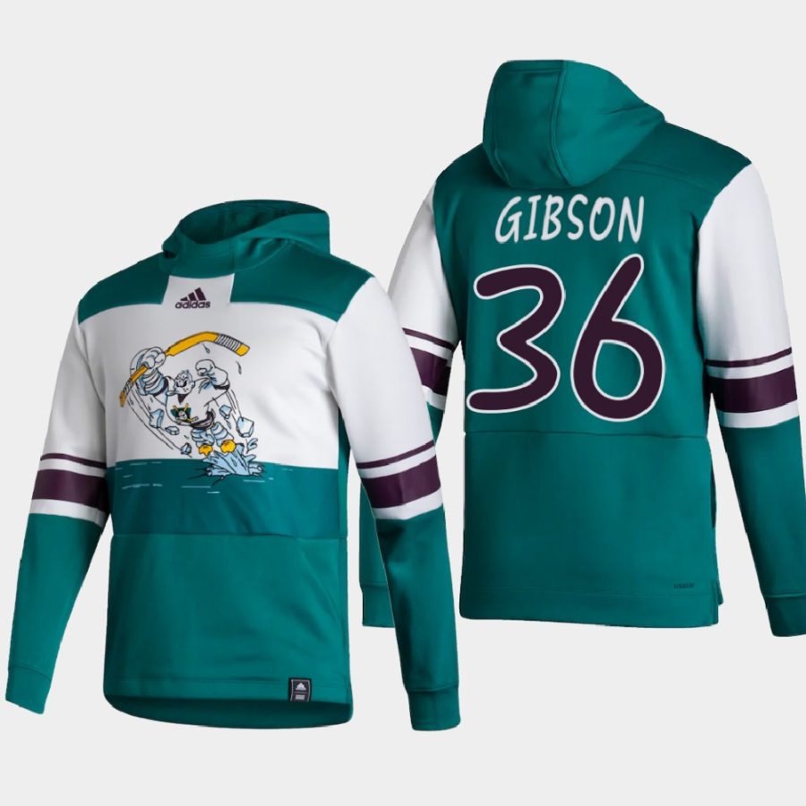 ducks john gibson white 2021 reverse retro special edition authentic hoodie