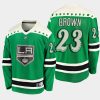 dustin brown kings green 2021 st. patricks day jersey