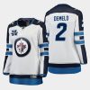 dylan demelo jets white 2019 away 10th anniversary jersey