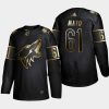 dysin mayo coyotes black nhl golden edition authentic jersey