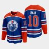 edmonton oilers derek ryan home 2022 23 premier breakaway player jersey royal