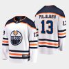 edmonton oilers jesse puljujarvi away 2020 21 breakaway player jersey white