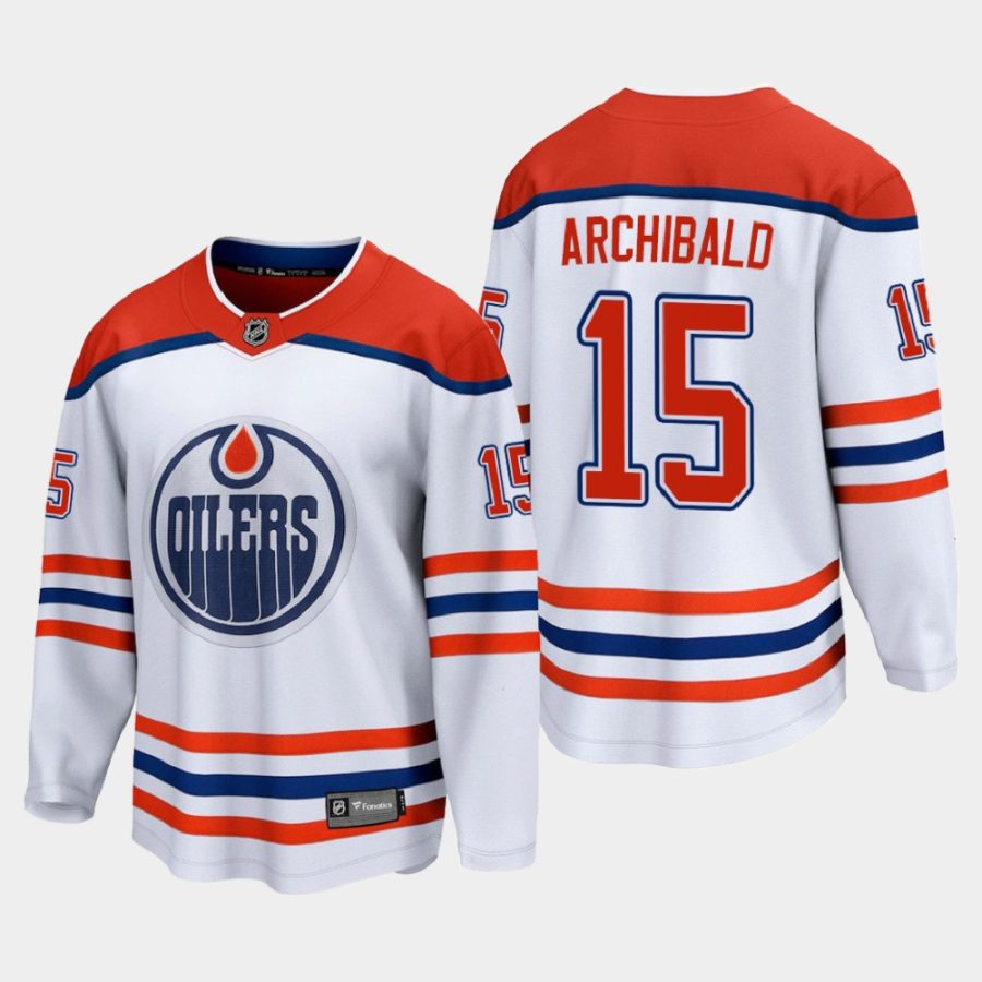 edmonton oilers josh archibald special edition 2021 jersey white