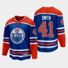 edmonton oilers mike smith home 2022 23 premier breakaway player jersey royal