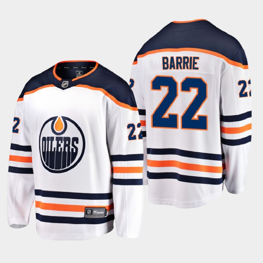 edmonton oilers tyson barrie away 2020 21 breakaway player jersey white