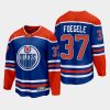 edmonton oilers warren foegele home 2022 23 premier breakaway player jersey royal