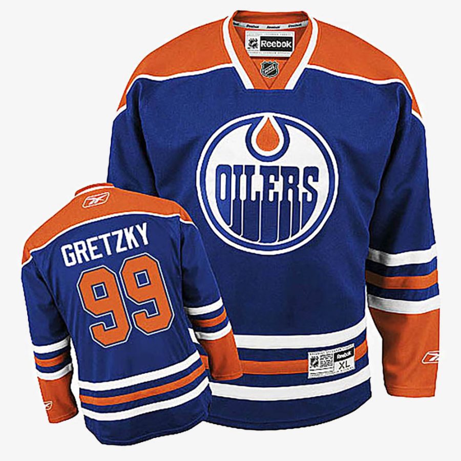 edmonton oilers wayne gretzky blue authentic jersey