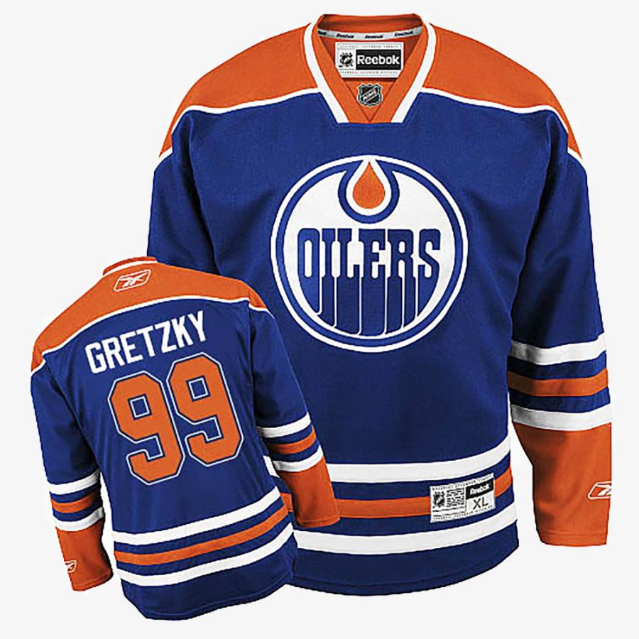 edmonton oilers wayne gretzky blue youth jersey